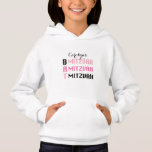 Bat Mitzvah Sweatshirt personalizado<br><div class="desc">Sudadera personalizada para tu Bat Mitzvah.</div>