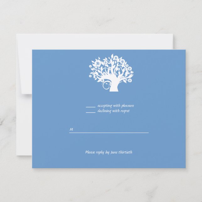 Bat Mitzvah Wedding RSVP (Anverso)
