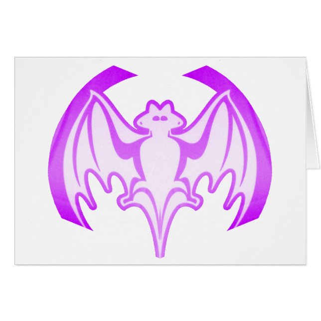 Bat Purple Inv. Gibney El MUSEO Regalos Zazzle (Anverso (Horizontal))