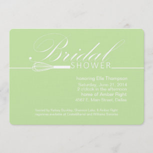 Bata su invitación nupcial moderna ausente de la