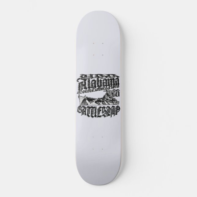 Batalla Alabama 8 Skateboard de 1/8" (Anverso)