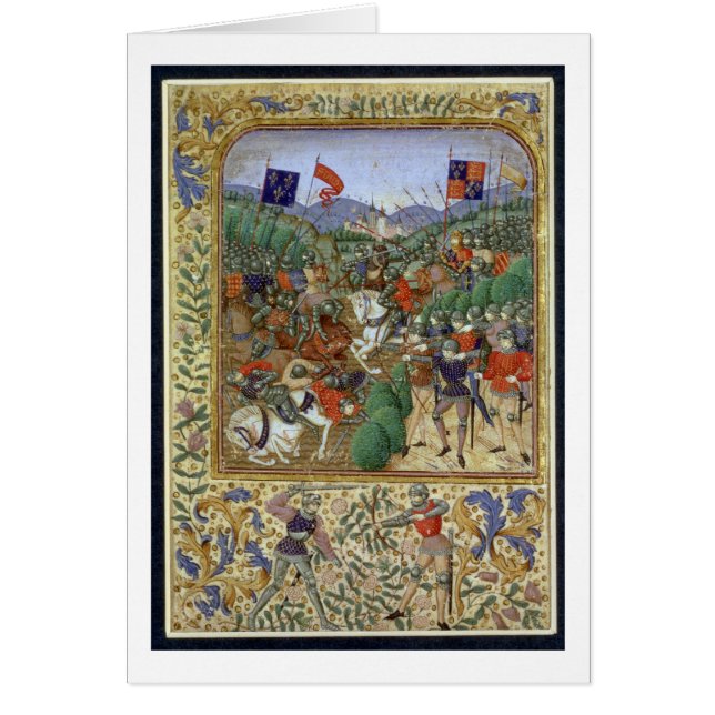 Batalla de Agincourt, el 25 de octubre de 1415 (Frente)
