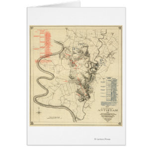 Batalla de Antietam - mapa panorámico 4 de la