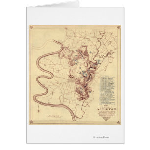 Batalla de Antietam - mapa panorámico 5 de la