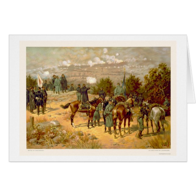 Batalla de Chattanooga por L. Prang & Company 1880 (Anverso (Horizontal))