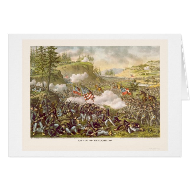 Batalla de Chickamauga de Kurz y de Allison 1863 (Anverso (Horizontal))