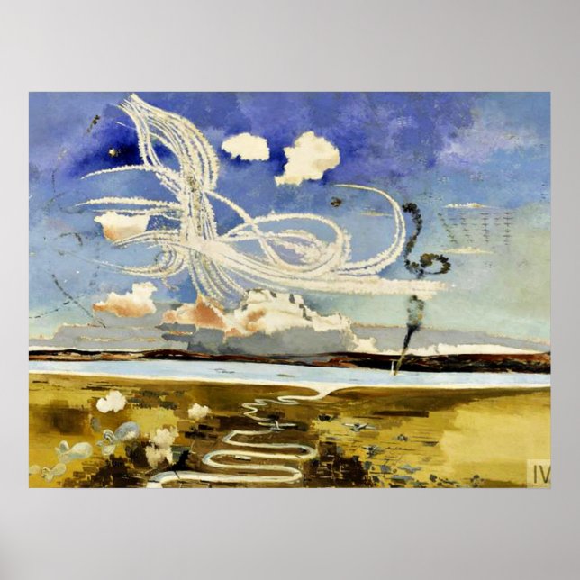 Batalla de Gran Bretaña, pintura de arte fino de P (Frente)
