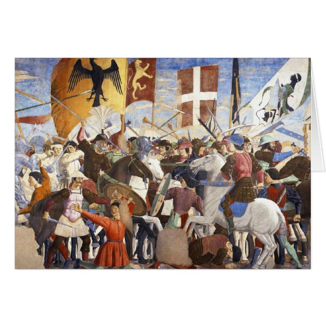 BATALLA DE HERACLIUS por Piero Della Francesca (Anverso (Horizontal))