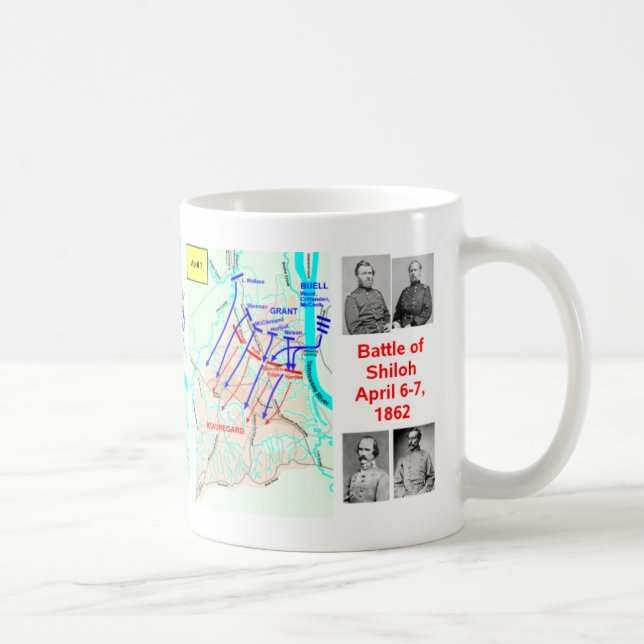Batalla de la taza del mapa de Shiloh (Derecha)