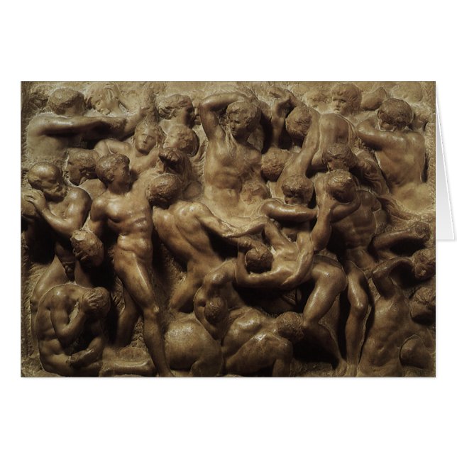 Batalla de los lápitas y centauros de Miguel Ángel (Anverso (Horizontal))