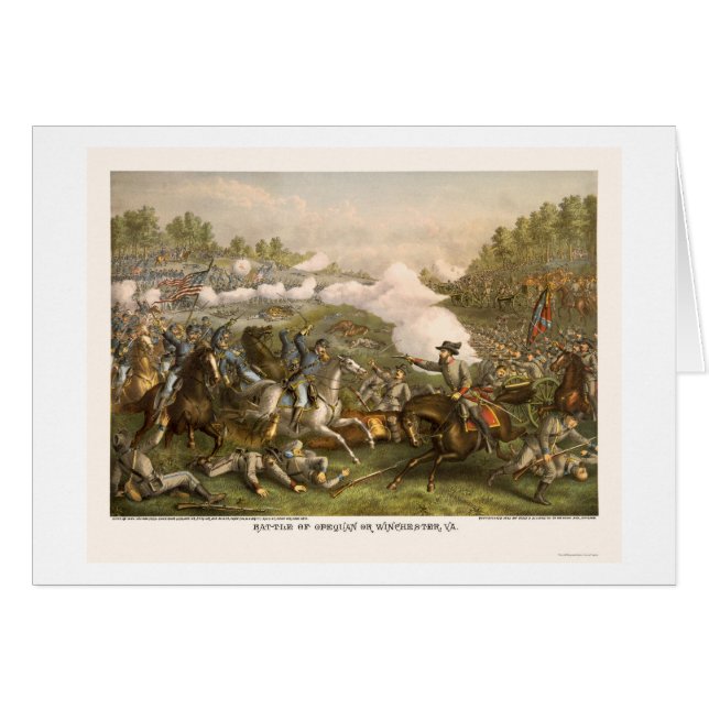 Batalla de Opequan de Kurz y de Allison 1864 (Anverso (Horizontal))