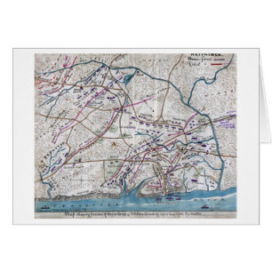 Batalla de Shiloh - mapa panorámico de la guerra