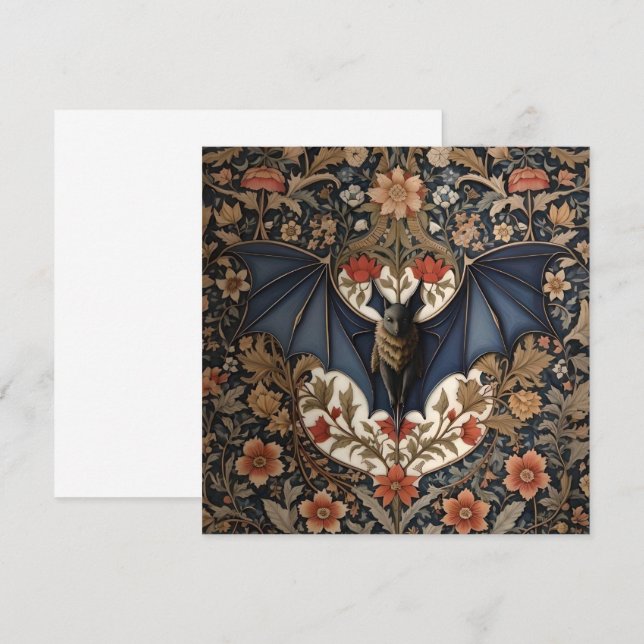 Batalla de vuelo: floral moderna William Morris (Anverso / Reverso)
