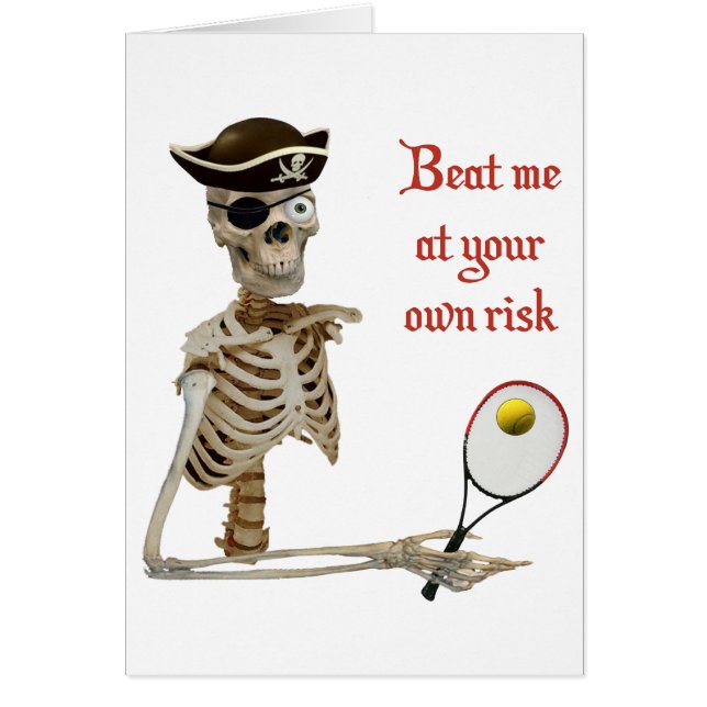 Bátame pirata del tenis (Frente)