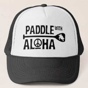 Bátase con el gorra del camionero de la hawaiana