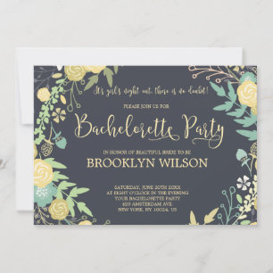 Batería de invitaciones de la fiesta de la bachill