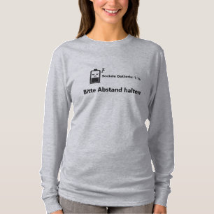Batería social: 1 % – Camiseta divertida