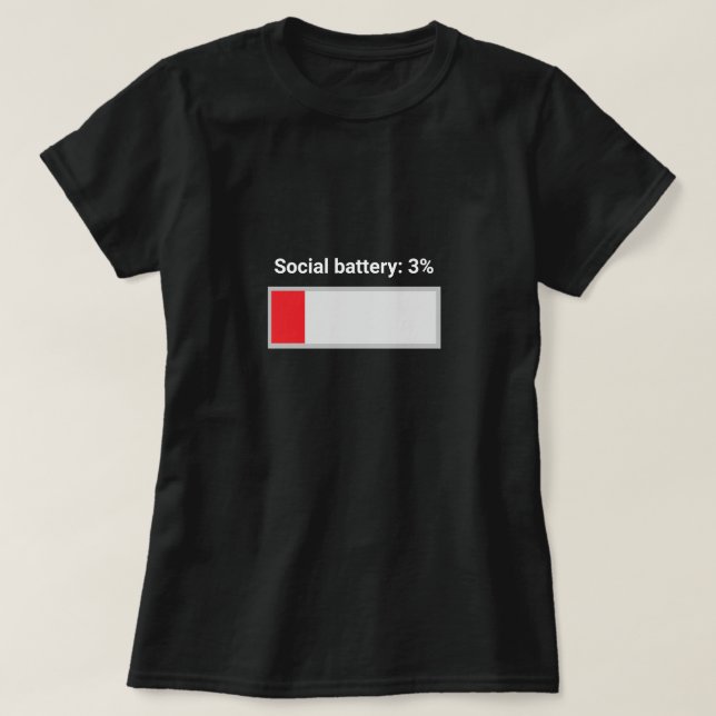 Batería social 3% camiseta (Diseño del anverso)