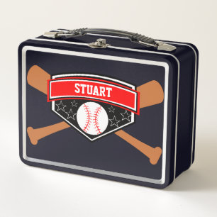 Batería y béisbol personalizan la caja de almuer