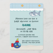 Bath Time Fans Invitación Baby Shower