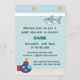 Bath Time Fans Invitación Baby Shower