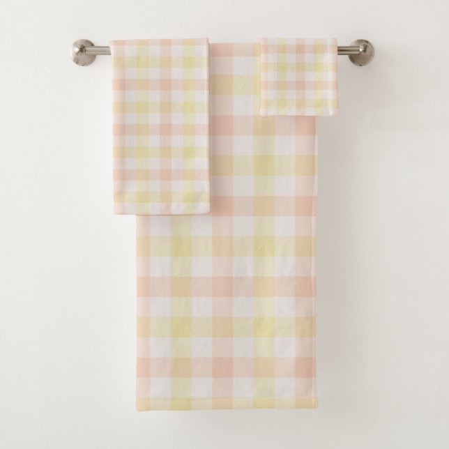 Bath Towel Set Garden Sunrise (In situ)