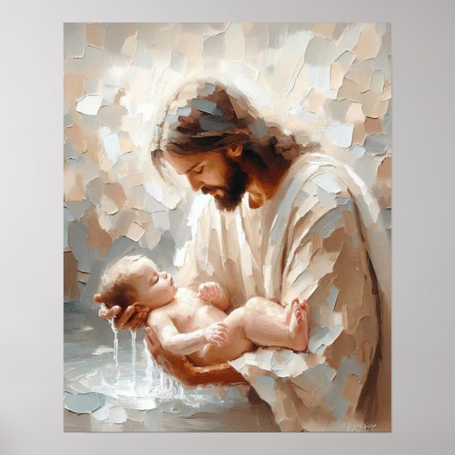 Bathe in Love, arte cristiano, arte infantil (Frente)