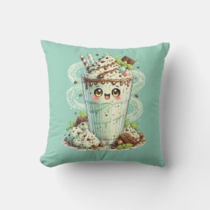 Batido De Chocolate Y Menta Almohada Kawaii 