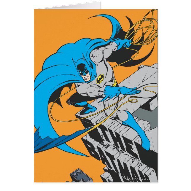 Batman arroja Batarang a la azotea (Frente)