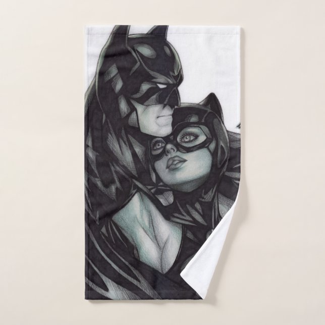 Batman & Catwoman ~ Bruce wayne & Selina Kyle (Toalla de mano)