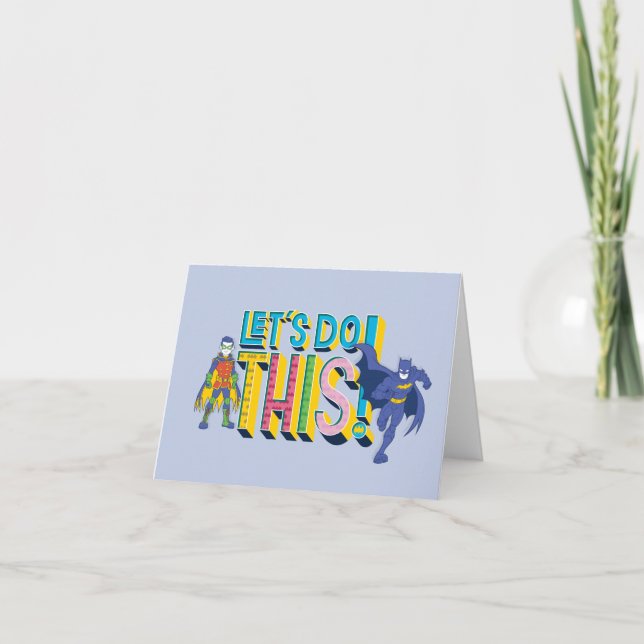 Batman | Hagamos esto (Anverso)