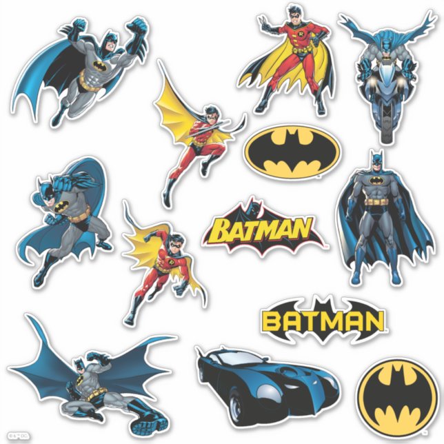 Batman Pegatina Set (Anverso)
