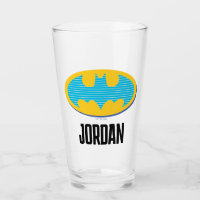 Batman | Símbolo de franjas cian