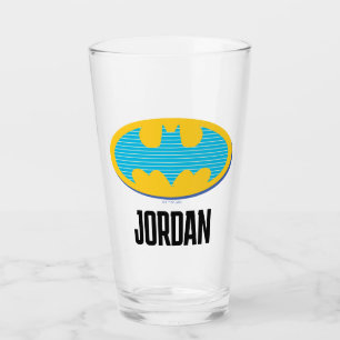 Batman   Símbolo de franjas cian