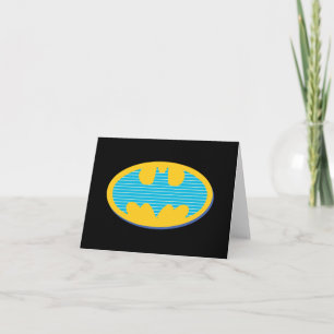 Batman   Símbolo de franjas cian