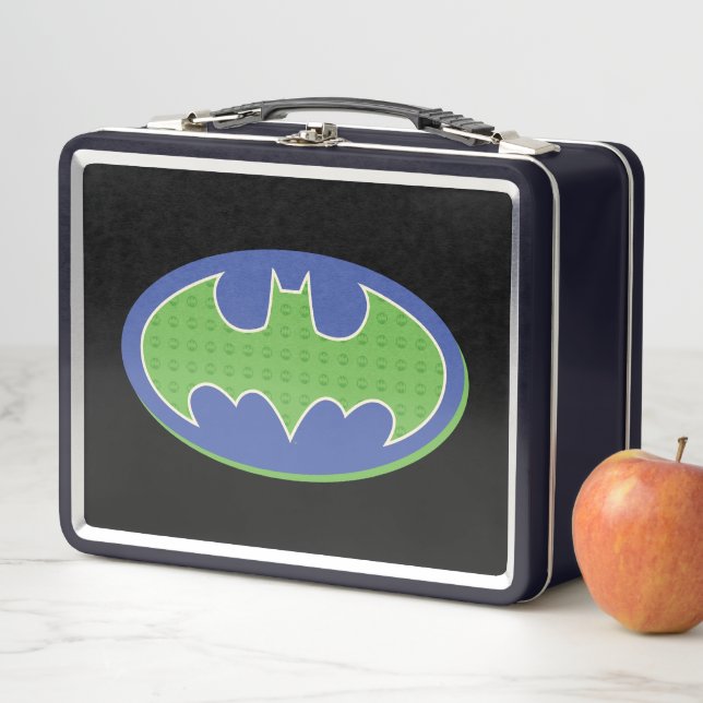 Batman | Símbolo morado y verde (In situ)