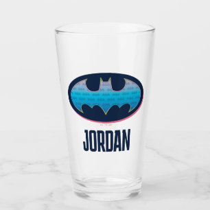 Batman Símbolo rosa y azul