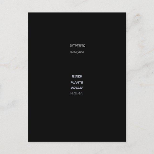 BATMAN VAR DRAFT postal (Anverso)