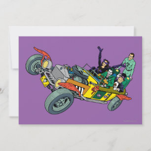 Batman Villains En Jokermobile