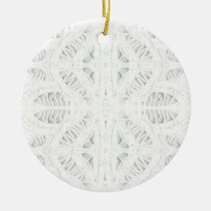 BATTENBURG LACE Ornamento de Círculo cerámico