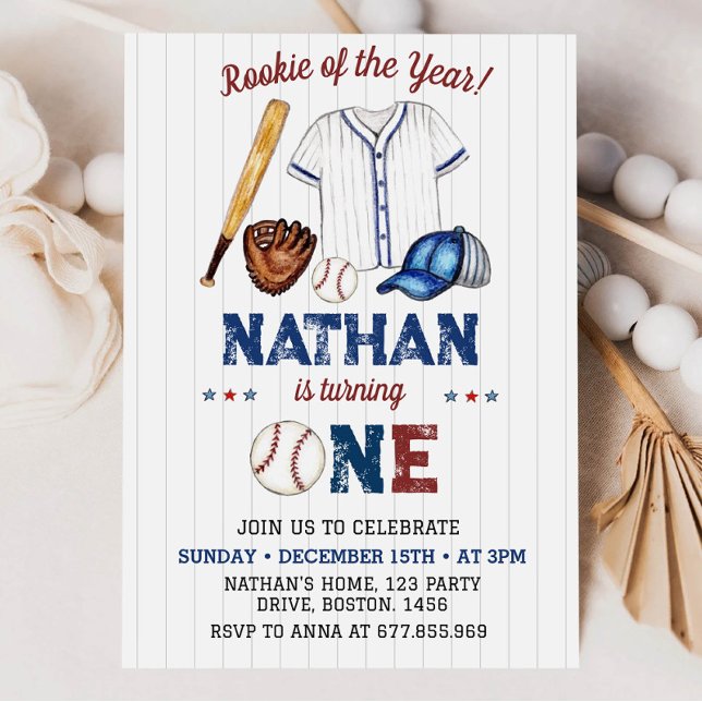 Batter Up Baseball Invitación de cumpleaños 1 (Subido por el creador)