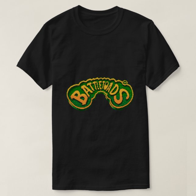BattleToads logotipo retro camiseta clásica (Diseño del anverso)