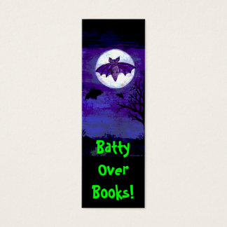 ¡Batty Over Books! Marcapáginas