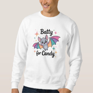 Batty para suéter de caramelo - Kawaii Halloween B