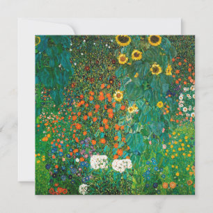 Bauerngarten mit Sonnenblumen por Gustav Klimt 190