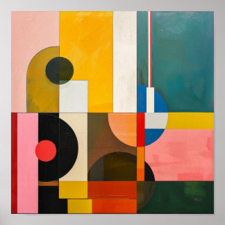 bauhaus arte colorido abstracto moderno