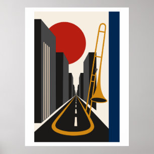 Bauhaus Ciudad & Arte de Trombón Jazz Urbano Min