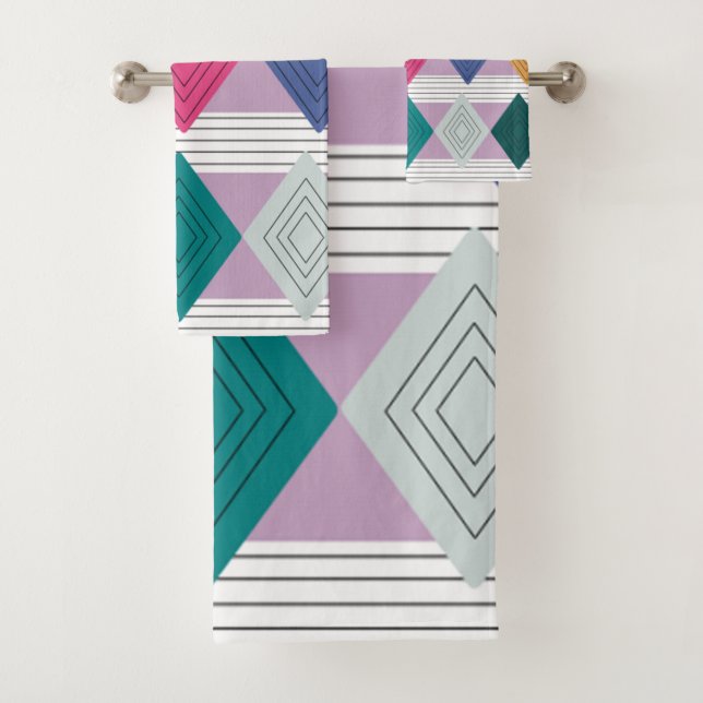 Bauhaus Diamond Quilt (In situ)