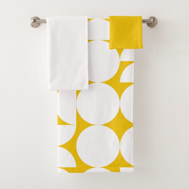 Bauhaus geométrico amarillo y blanco (In situ)