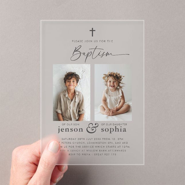 Bautismo conjunto 2 Invitación a la fotografía (Insitu (portátil))